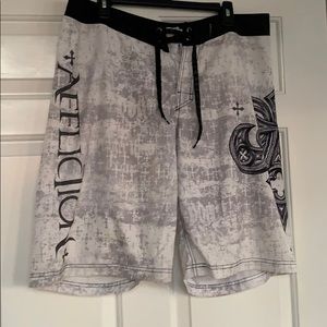 AFFLICTION MENS swim trunks